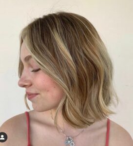 Balayage hair color