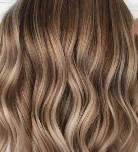 Balayage hair color